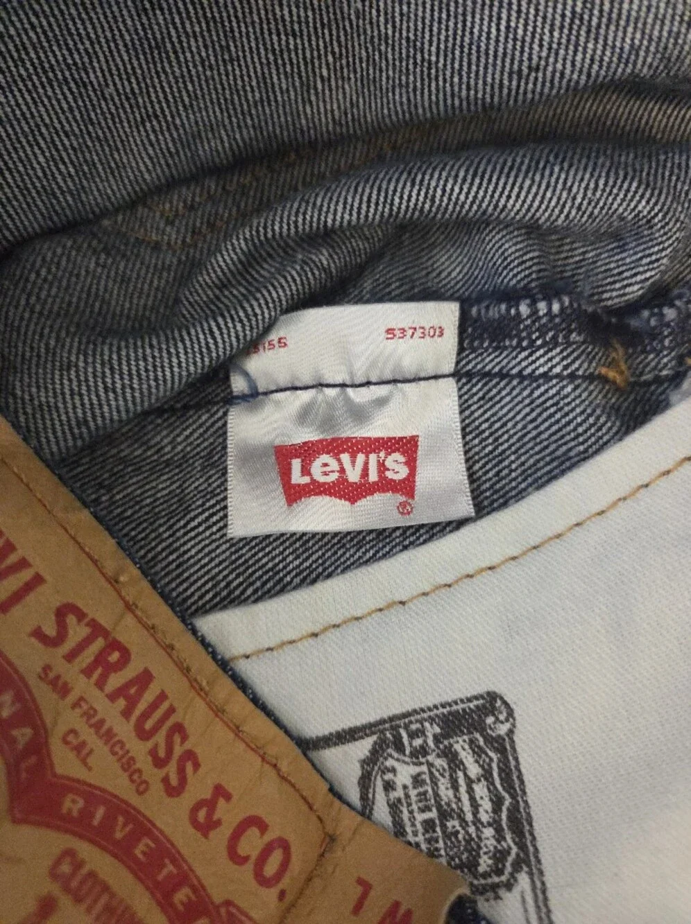 Levi's Men's Dark Wash 501 Button Fly Jeans Size 34 Inseam 30